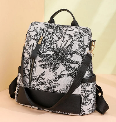 Novi dolazak Ženske modne luksuzne tiskane protuprovalne putne ruksake velikog kapaciteta Ženske ležerne torbe na rame Školska torba