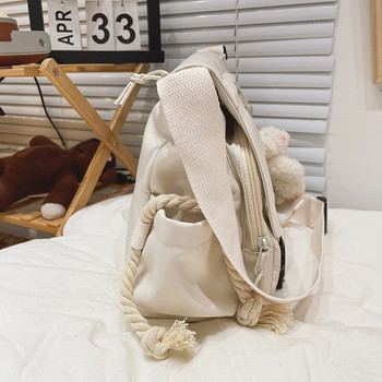 Японска чанта за гимназия Harajuku Модна ежедневна студентска чанта за уроци Голям капацитет Дамска чанта, преносима за спортно пътуване