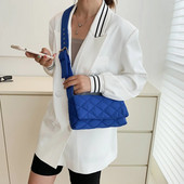 Jednostavne ženske ručne torbice Jednobojne dizajnerske niše dizajnerske torbice Messenger torbice od najlonske tkanine Četvrtasta torbica za putovanja za kupovinu