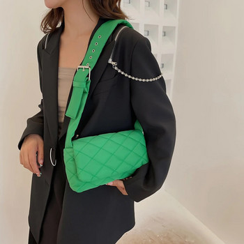 Απλές γυναικείες τσάντες μονόχρωμες τσάντες χιαστί σχεδιαστές χιαστί Messenger τσάντες νάιλον τετράγωνο πουγκί για ταξίδια για αγορές