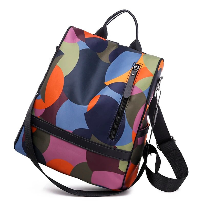 Многофункционална модна дамска водоустойчива раница Oxford Bagpack Дамска раница против кражба