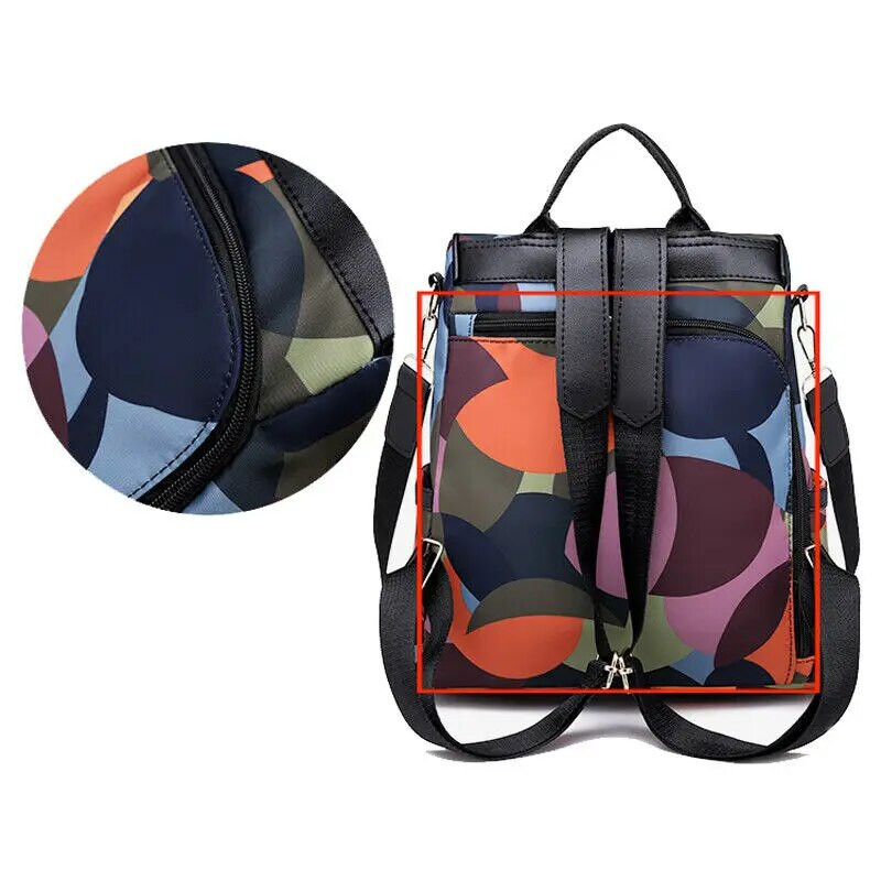 Многофункционална модна дамска водоустойчива раница Oxford Bagpack Дамска раница против кражба