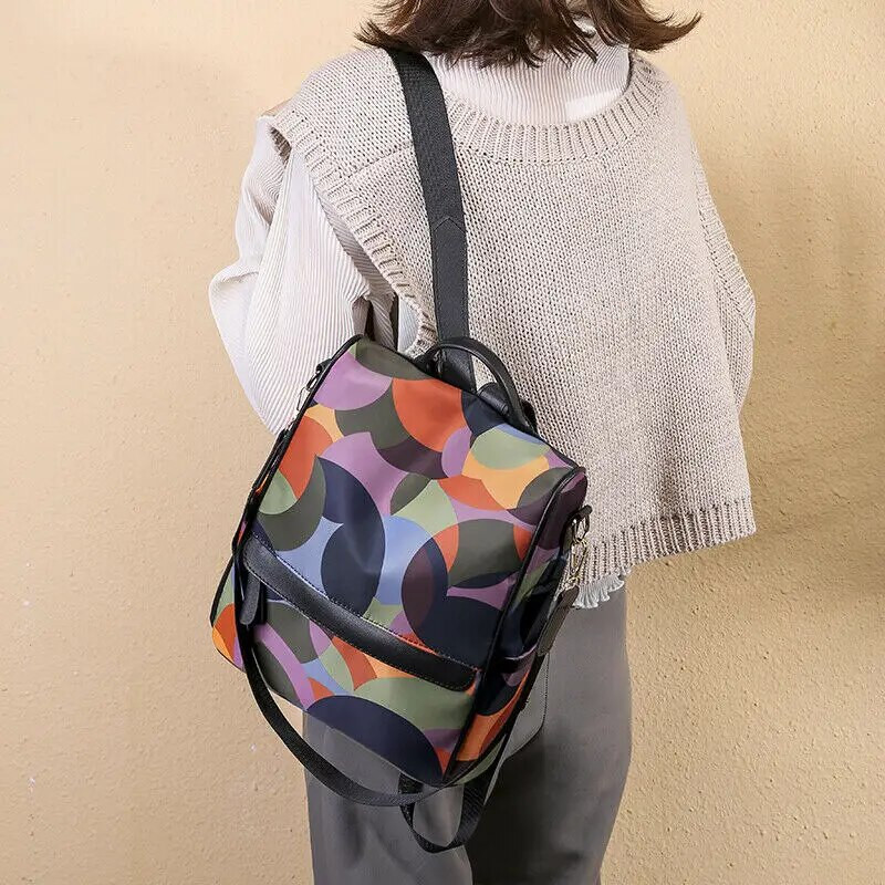 Многофункционална модна дамска водоустойчива раница Oxford Bagpack Дамска раница против кражба