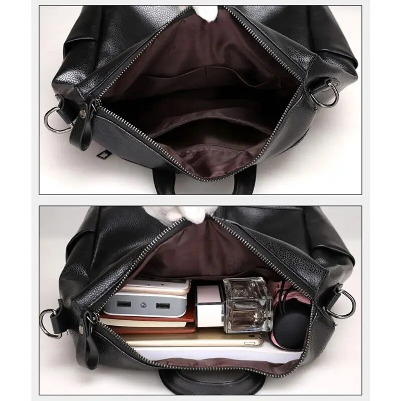 Moda Femei Dama Antifurt Rucsac Scoala Piele Fete Rucsac Travel Hand 517D