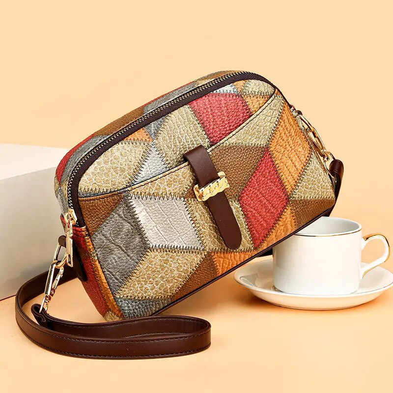 Proljetne torbe 2024. Nove ženske torbe na rame Miješane boje Torbe preko ramena Ženske torbice na rame Dizajnerske ručne torbice Glavne ženske torbe