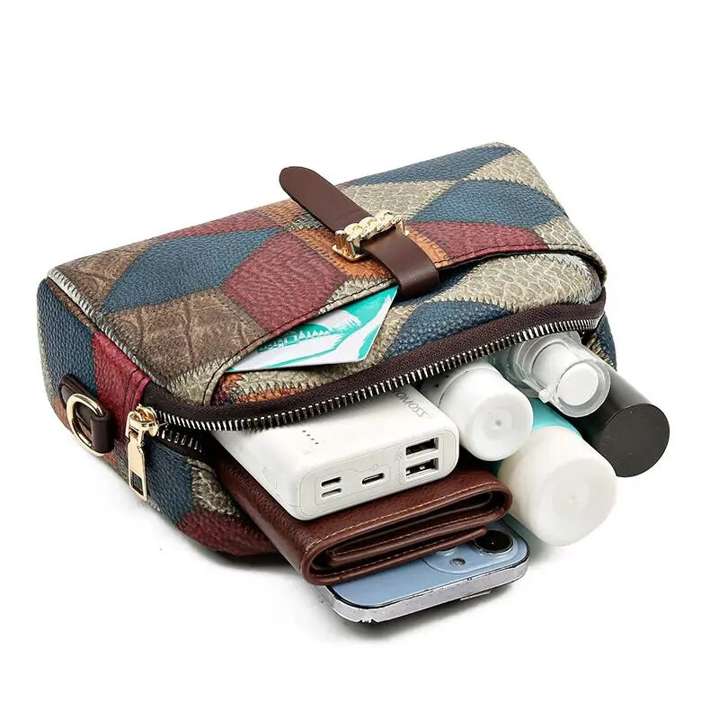 Proljetne torbe 2024. Nove ženske torbe na rame Miješane boje Torbe preko ramena Ženske torbice na rame Dizajnerske ručne torbice Glavne ženske torbe