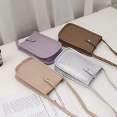 Trendi csúcsminőségű pu bőr textúra crossbody niche internetes hírességek sokoldalú mobiltelefon táska válltáska