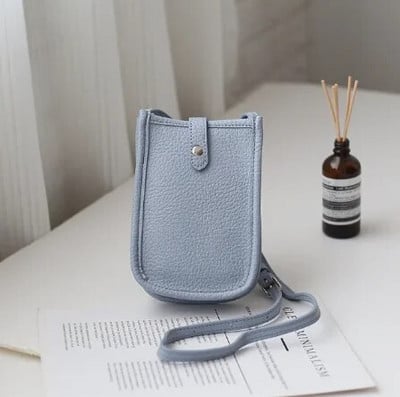 Trendi csúcsminőségű pu bőr textúra crossbody niche internetes hírességek sokoldalú mobiltelefon táska válltáska
