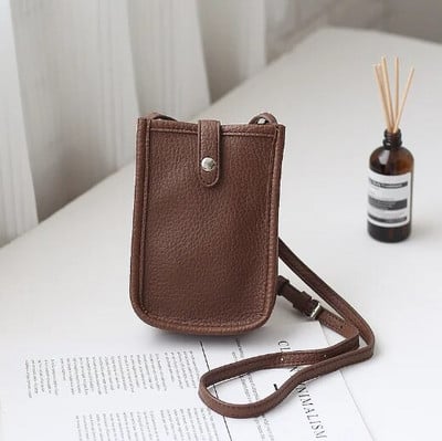 Trendi csúcsminőségű pu bőr textúra crossbody niche internetes hírességek sokoldalú mobiltelefon táska válltáska
