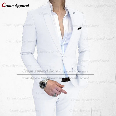 2022 m. prekės ženklo elegantiški rožiniai kostiumai vyrams, ploni vestuviniai jaunikiai, smokingai, nauji oficialaus verslo išleistuvių vakarienės kelnės, 2 vnt.