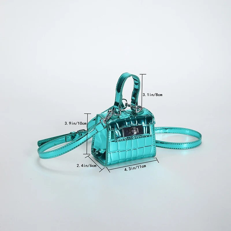 2023 m. Prabangūs prekės ženklo lūpų dažų krepšiai moterims Madingi akmeninio rašto pečių krepšiai Mielos mini piniginės ir rankinės dizainerio kryžminio kūno krepšys