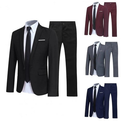 Реверите за мъжки костюми са официално в плътни цветове и стилни копчета, стилни и красиви сака с джобове за срещи