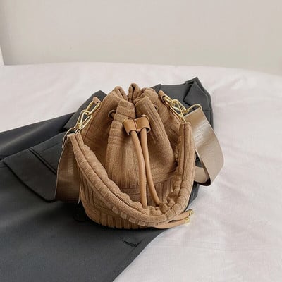 Zöld velúr vödör vállas táskák női tervező kézitáska pénztárca divat törölköző dombornyomott kuplungtáska női futártáskák