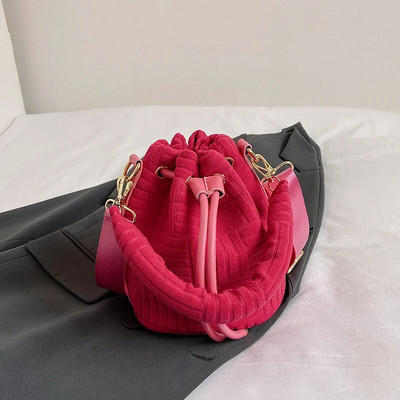 Zöld velúr vödör vállas táskák női tervező kézitáska pénztárca divat törölköző dombornyomott kuplungtáska női futártáskák