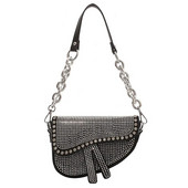 Ženske modne male sedlaste torbe Bright Diamond Luksuzni dizajner Crossbody Ženska torba ispod pazuha Dizajn marke