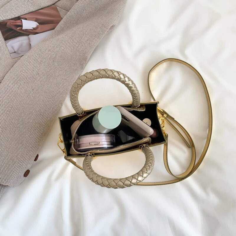 Firminė raištelių rankinė moterims Aukštos kokybės pečių krepšiai Mieli piniginės Crossbody Bag Designer Satchel Fashion Composite Bag