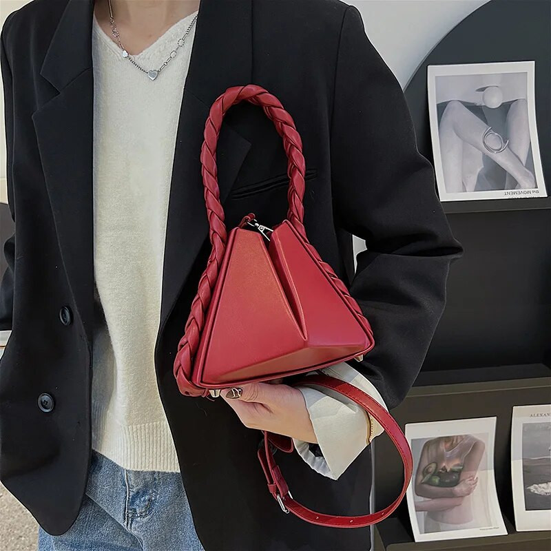 Brand Twist Tote Bags za žene Visokokvalitetna kožna torba na rame Modne torbice i torbice Dizajnerska torba preko ramena Slatka torba