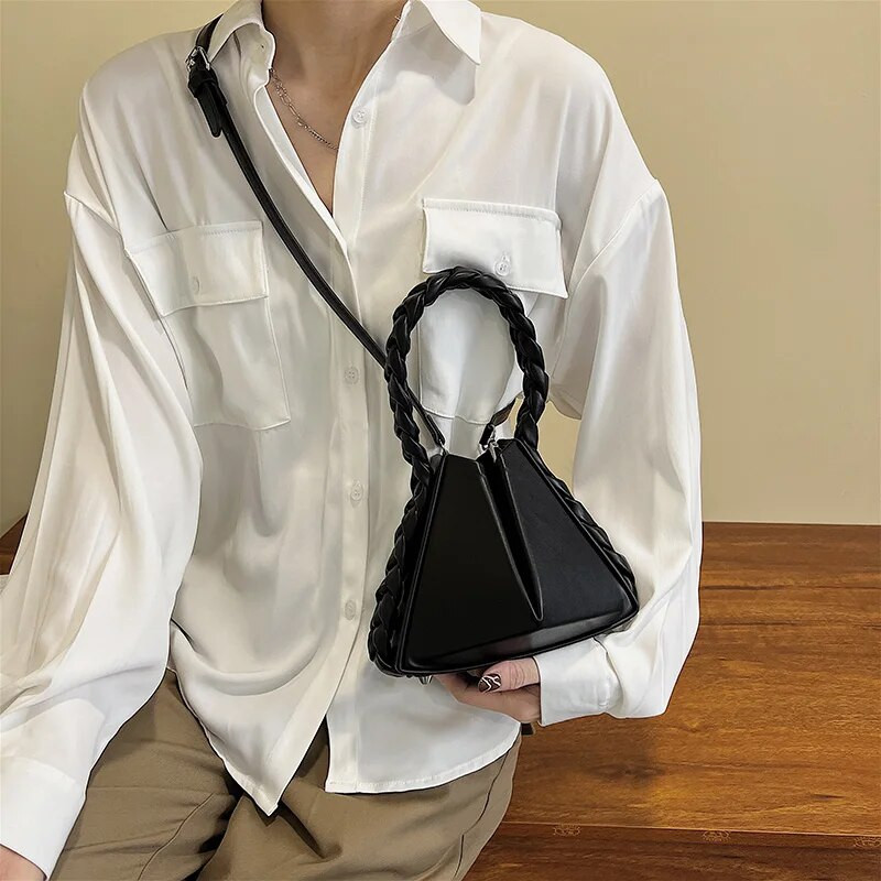 Brand Twist Tote Bags za žene Visokokvalitetna kožna torba na rame Modne torbice i torbice Dizajnerska torba preko ramena Slatka torba