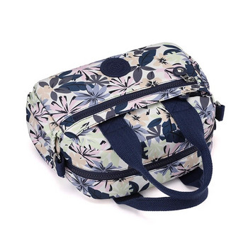 Γυναικεία τσάντα ώμου με λουλούδια μόδας, υψηλής ποιότητας, ανθεκτική νάιλον τσάντα μαμάς, όμορφο στυλ, γυναικεία μικρή τσάντα με πολλές τσέπες