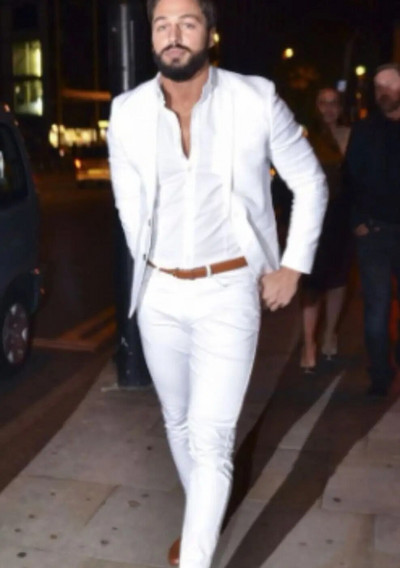 Új férfi kabát nadrág vőlegény esküvői estélyi ruha férfi parti öltöny estélyi ruha vékony öltöny kabát