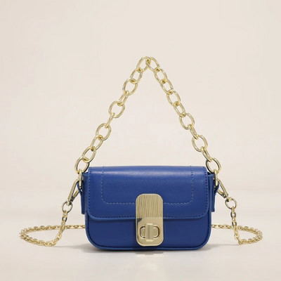 Γυναικείες τσάντες Μόδα μίνι κραγιόν Τσάντα σχεδιαστής Rotary Lock Τσάντα ώμου PU Τσάντα χιαστί Τσάντα τσάντα και πορτοφόλι Γυναικείο συμπλέκτη