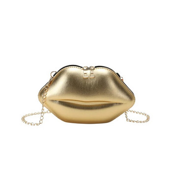 Cool Mouth Shaped Chain Bag Fashion Τσάντα ώμου Laser 2023 Νέα τσάντα χιαστί για γυναίκες Τσάντα και τσάντα