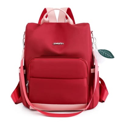 Praktikus, nagy kapacitású lopásgátló hátizsákok fröccsenésgátló minőségi oxfordi szövet válltáska divatos női iskolatáskák