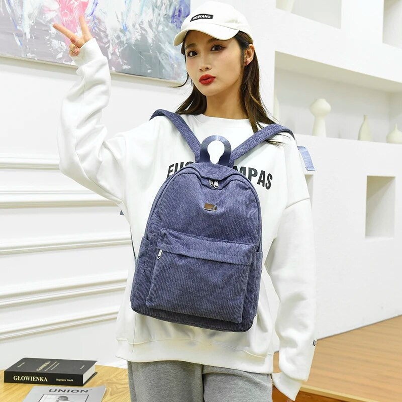 Σακίδιο πλάτης Μοντέρνα Γυαλιστερή Σχεδίαση Υλικού Σακίδιο πλάτης Μοντέρνο υφασμάτινο φανελένιο σακίδιο πλάτης Μεγάλης χωρητικότητας αντικλεπτική σχολική τσάντα