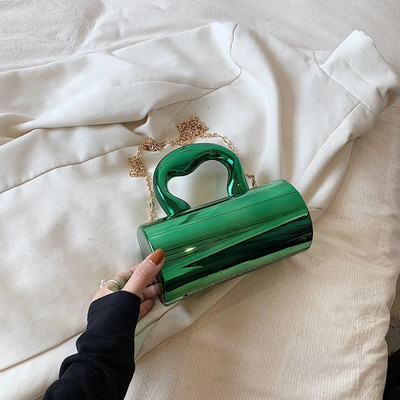 S LIJEVE STRANE Poznate mini ručne torbice i torbice 2023. Torba preko ramena s lancem s kratkom ručkom Luksuzna dizajnerska večernja zabava Zlatno srebrna torba Y2K