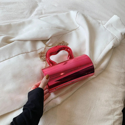 S LIJEVE STRANE Poznate mini ručne torbice i torbice 2023. Torba preko ramena s lancem s kratkom ručkom Luksuzna dizajnerska večernja zabava Zlatno srebrna torba Y2K