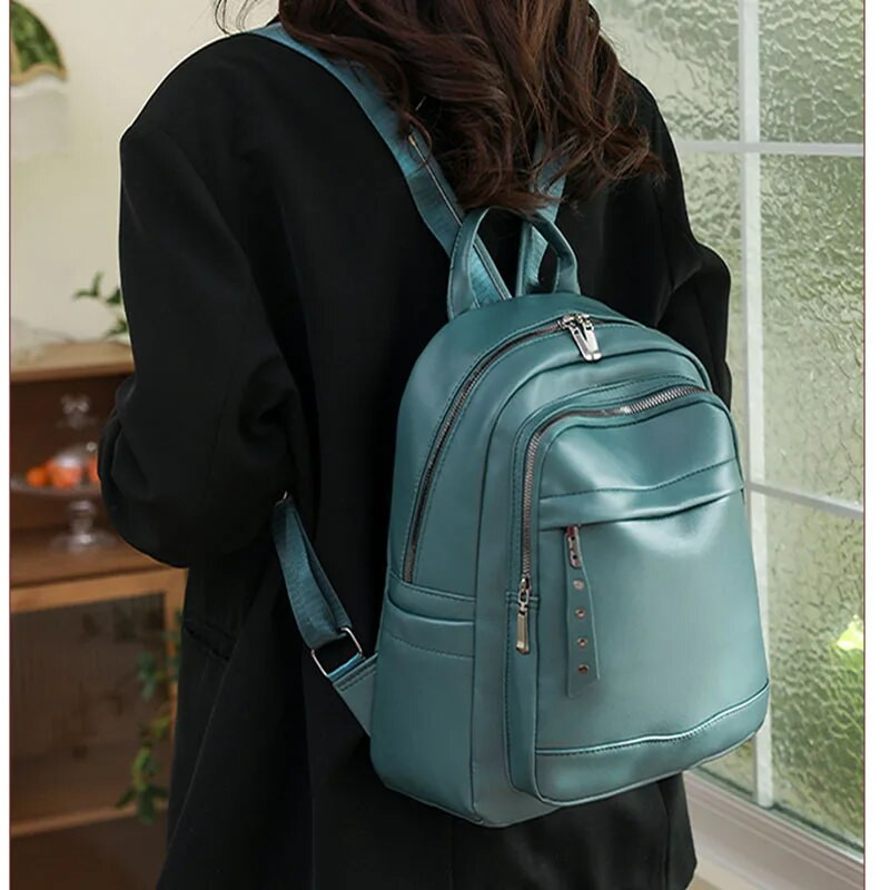 Moteriška kuprinė odinė krepšys prekės ženklo moteriška kuprinė odinė nuo vagystės Daugiafunkcinės didelės talpos kelioninės kuprinės Mochilas