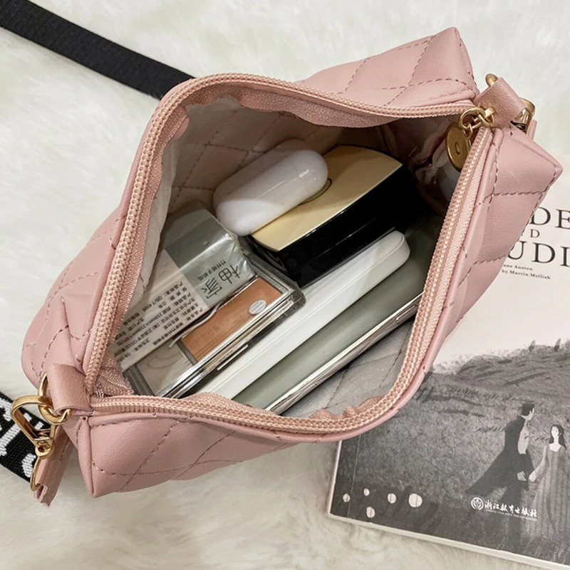 2023 m. mažas žinučių krepšys moterims Trend Lingge siuvinėjimo fotoaparatas Moteriška mada Moterų pečių krepšiai Mobiliojo telefono krepšys