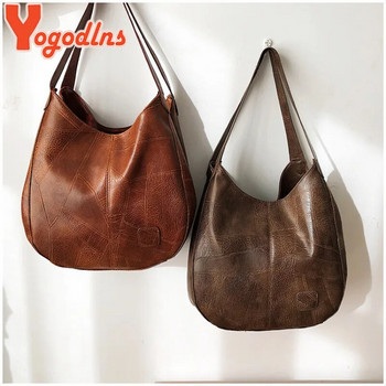 Yogodlns Vintage Дамски дизайнерски чанти Луксозни чанти Дамски чанти през рамо Дамски чанти с горна дръжка Модна марка
