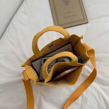 Дамска кадифена чанта с цип през рамо FemaleSmall Cotton Canvas Messenger Bag Retro Vintage Crossbody Bags чанта за жени