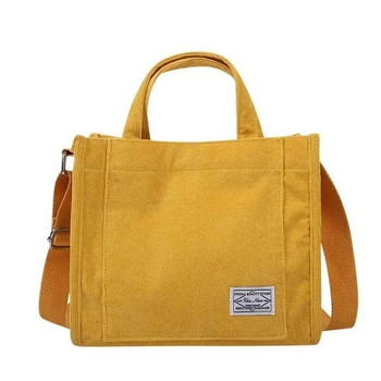 Дамска кадифена чанта с цип през рамо FemaleSmall Cotton Canvas Messenger Bag Retro Vintage Crossbody Bags чанта за жени