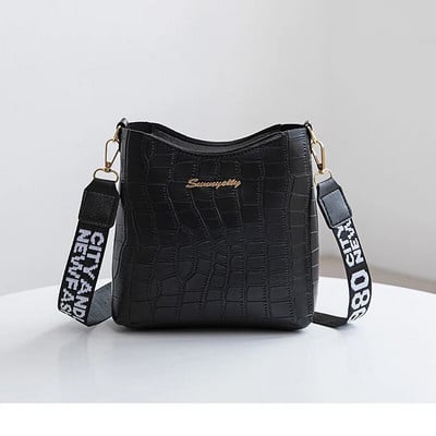 Ženske torbe u obliku krokodila Luksuzne ženske ručne torbe visoke kvalitete Bucket Bag Pu kožna torba preko ramena Ženska
