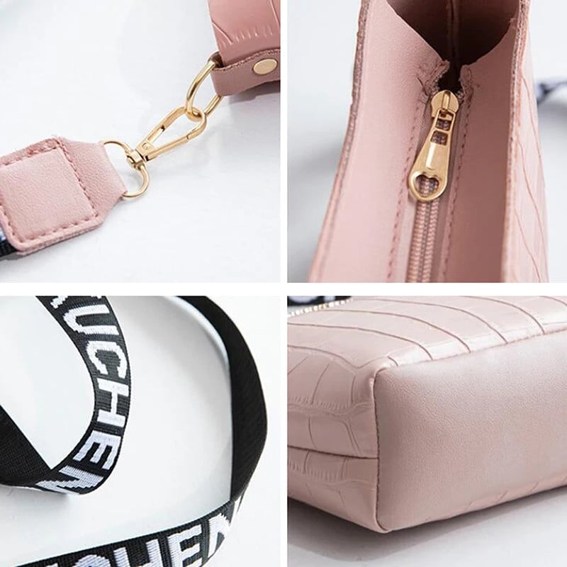Ženske torbe u obliku krokodila Luksuzne ženske ručne torbe visoke kvalitete Bucket Bag Pu kožna torba preko ramena Ženska