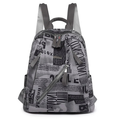 Printing Series Snažni ruksaci Nova rupa za slušalice plus dizajn protiv krađe Višenamjenski vodootporni ruksaci velikog kapaciteta