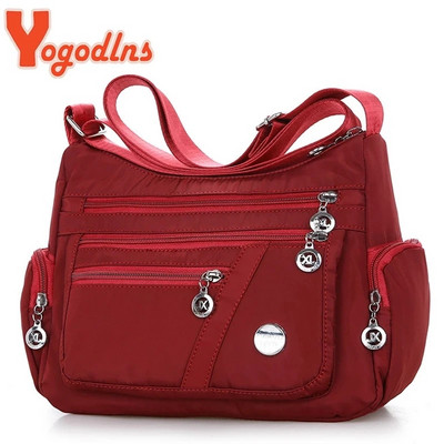 Модна дамска чанта през рамо Yogodlns Водоустойчива найлонова чанта Oxford Crossbody Дамски чанти Пътни чанти с голям капацитет Портмоне