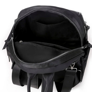 Γυναικείο αντικλεπτικό σακίδιο πλάτης αδιάβροχο ύφασμα Μεγάλη γυναικεία τσάντα ώμου μεγάλης χωρητικότητας Απλό στυλ Casual Mochila Travel