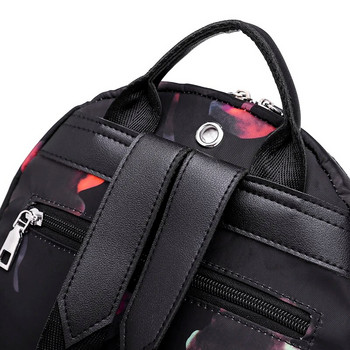 Αντικλεπτική τσάντα πλάτης Pu Usb φόρτισης σχολική τσάντα για γυναίκες θαυμαστές Travel Girl Casual πολυλειτουργικές αδιάβροχες τσάντες ώμου