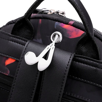 Αντικλεπτική τσάντα πλάτης Pu Usb φόρτισης σχολική τσάντα για γυναίκες θαυμαστές Travel Girl Casual πολυλειτουργικές αδιάβροχες τσάντες ώμου