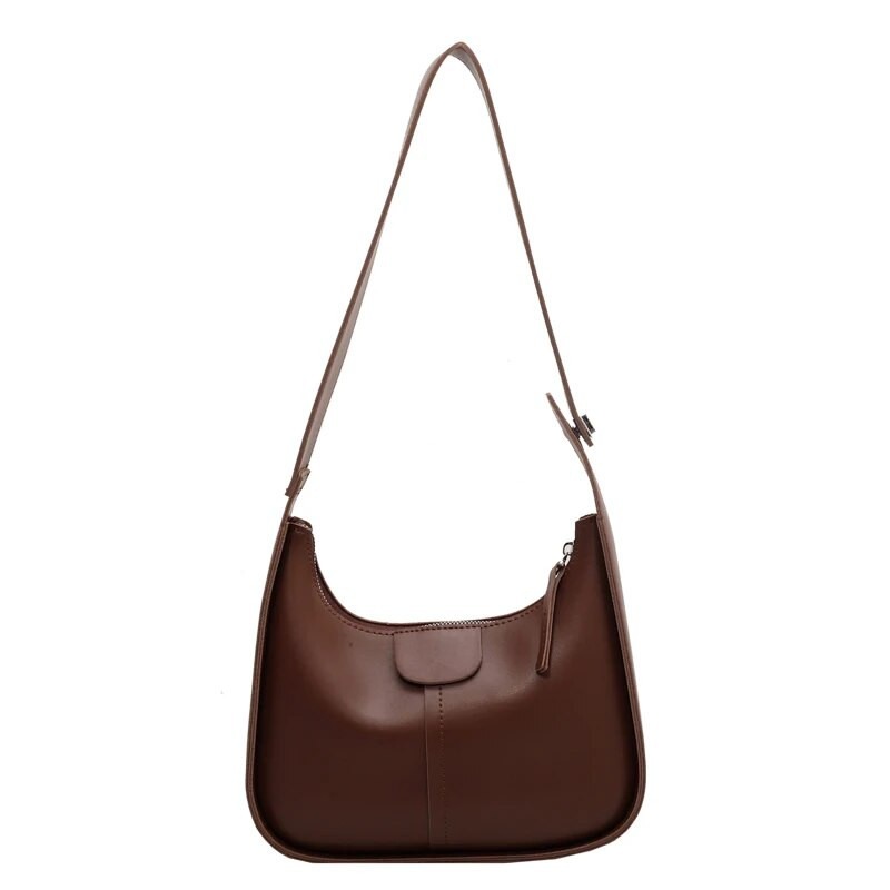 Vintage ženska torba na rame Ženska torba od PU kože Najnoviji trend modne torbe za 2023. Visokokvalitetna torba preko ramena Trend Jednostavan