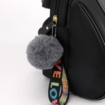 Γυναικεία συνοπτική κανονική τσάντα πλάτης Casual Leisure Μασίφ ουδέτερη σχολική τσάντα τσάντα τσάντα αντικλεπτικής σχεδίασης και αδιάβροχα σακίδια πλάτης από νάιλον