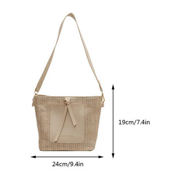 Γυναικεία τσάντα ώμου Πολυτελής ντιζάιν PU Τσάντα μασχάλης Τσάντα κουβά μεγάλης χωρητικότητας Απλή γυναικεία τσάντα κομμούτερ Καλλυντική τσάντα