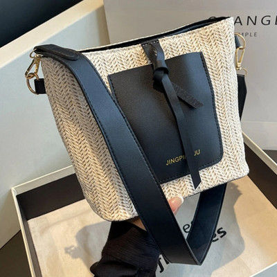 Női válltáska Luxus Designer PU hónaljtáska nagy kapacitású vödörtáska Egyszerű női ingázó kézitáska smink kozmetikai táska