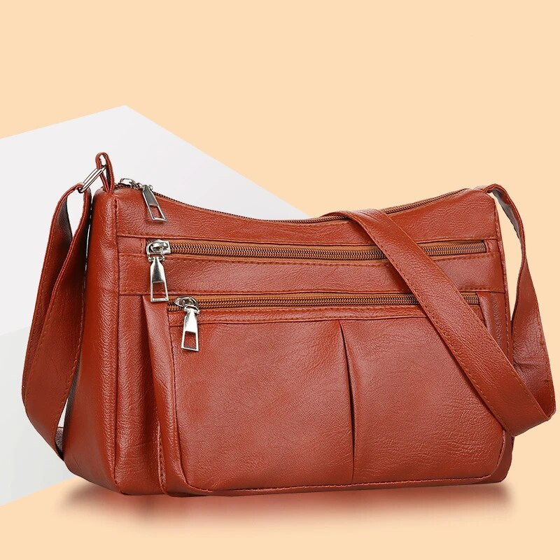 Moterų krepšys Trend Korėjos rankinės Dizaineris Prabangus prekės ženklas Moterų pečių krepšiai Minkšta oda, madinga, universalus skersinis krepšys