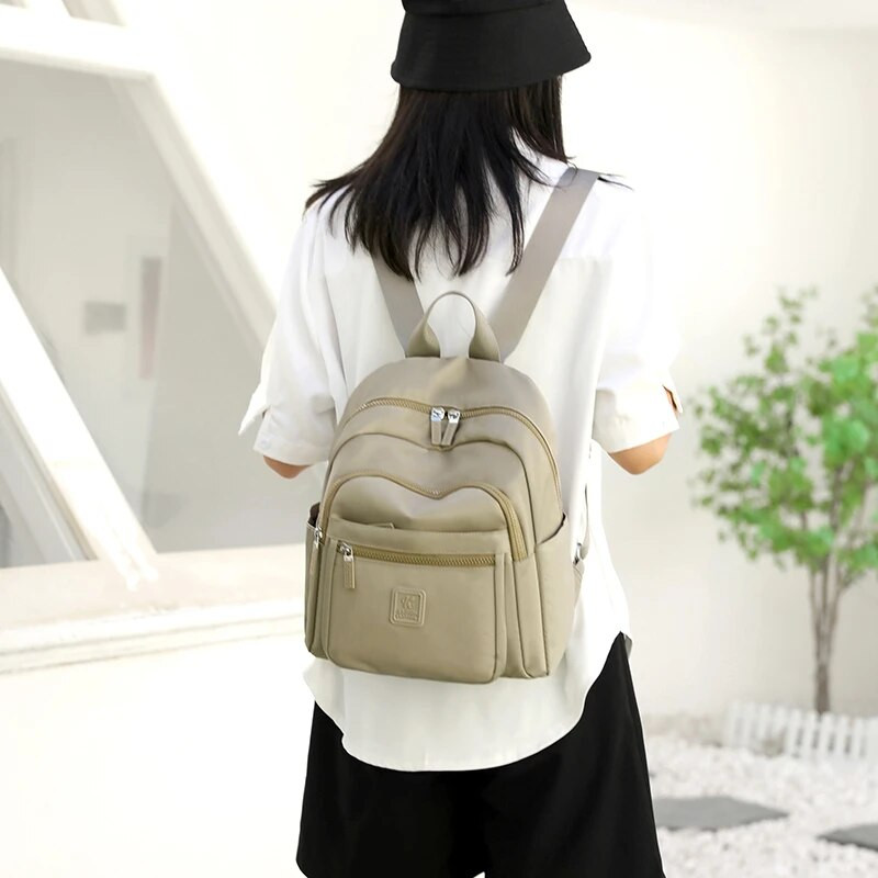 2023 m. mados mielas kasdienis apsipirkimas, daugiakišenės nailoninės kuprinės, atsparios vandeniui nuo vagystės, paprasti koledžo krepšiai, jaunimo mergaičių kuprinės