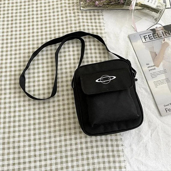 Дамска платнена чанта в японски стил Момиче Малки чанти през рамо Корейска мода Ежедневна дамска чанта за през рамо Портмоне Чанта за телефон