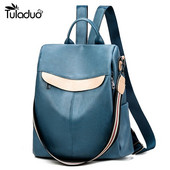 Modna korejska protuprovalna školska torba za djevojčice Višenamjenska vodootporna ženska ruksak Jednostavne ženske torbe na rame